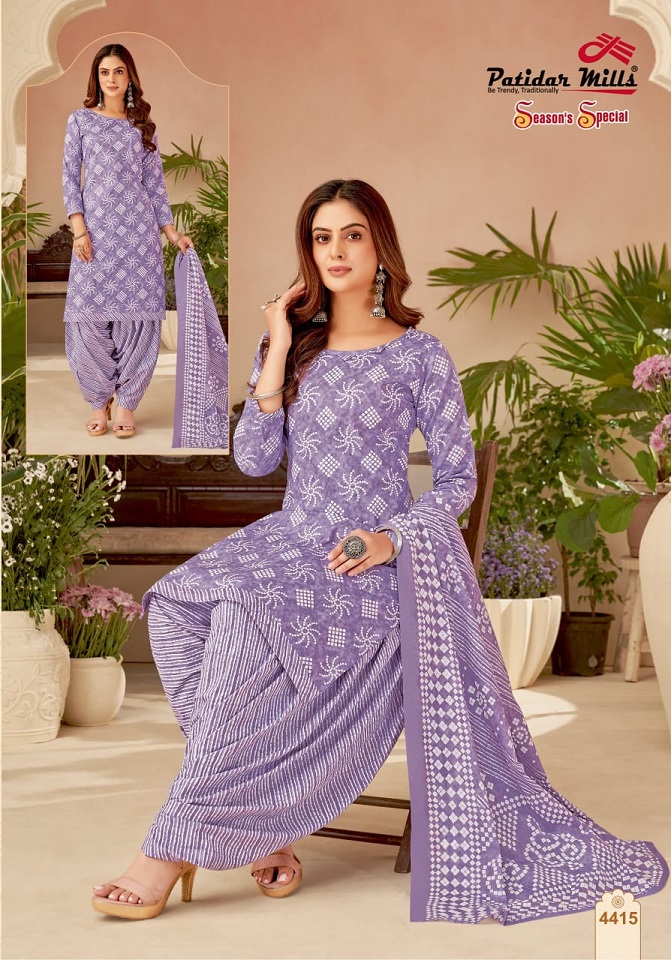 Patidar Seasons Special Vol-44 Wholesale Pure Cotton Printed Dress Material