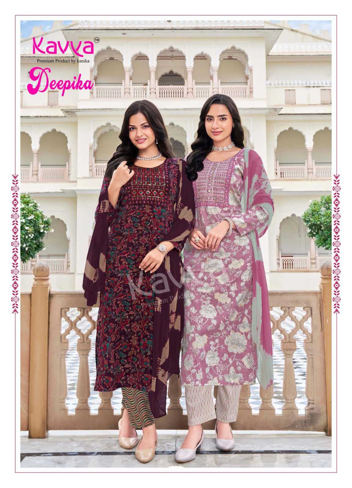 KAVYA DEEPIKA VOL 26 READYMADE BEAUTIFUL STRAIGHT KURTI PANT DUPATTA