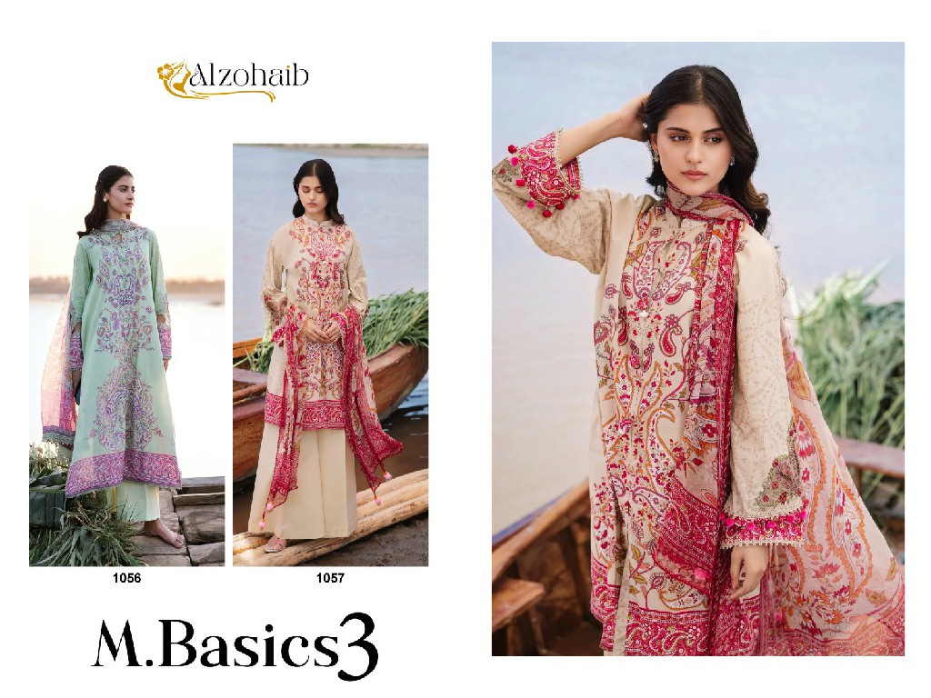 Alzohaib M Basics Vol-3 Wholesale Indian Pakistani Salwar Suits