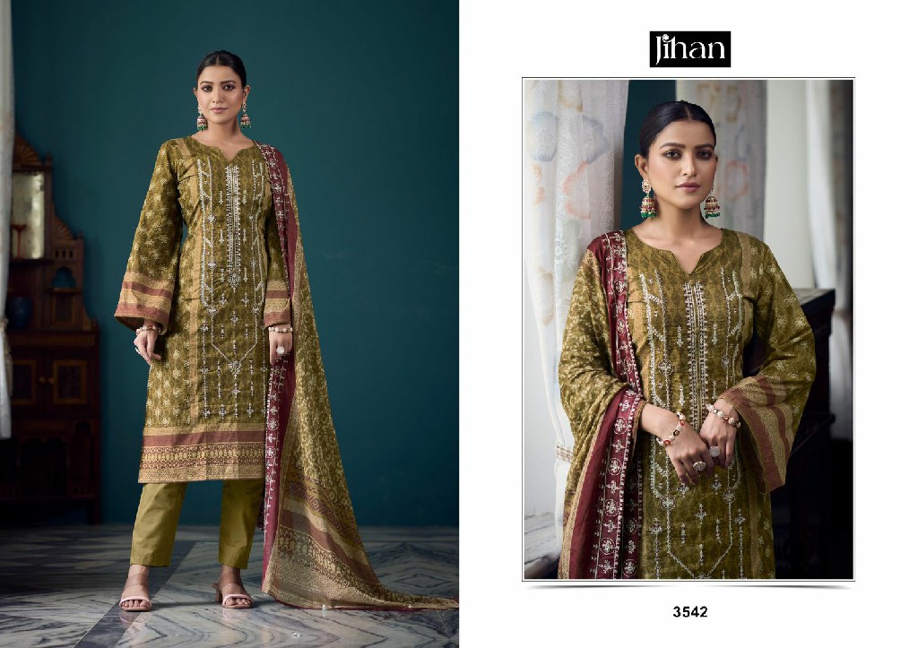 Jihan Bin Saeed Remix Vol-2 Wholesale Pure Lawn Print Indian Pakistani Suits