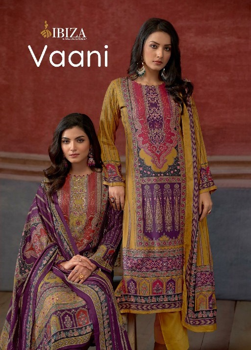 Ibiza Vaani Wholesale Pure Viscose Pashmina With Handwork Winter Suits