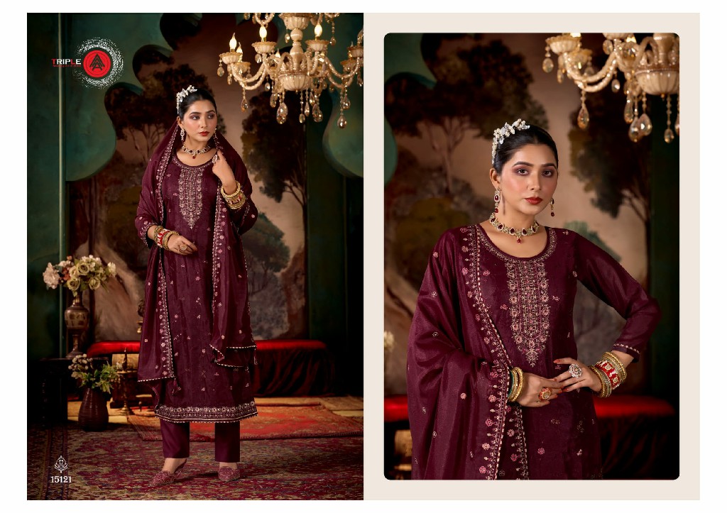 rihana by triple aaa georgette sequence work ladies suits