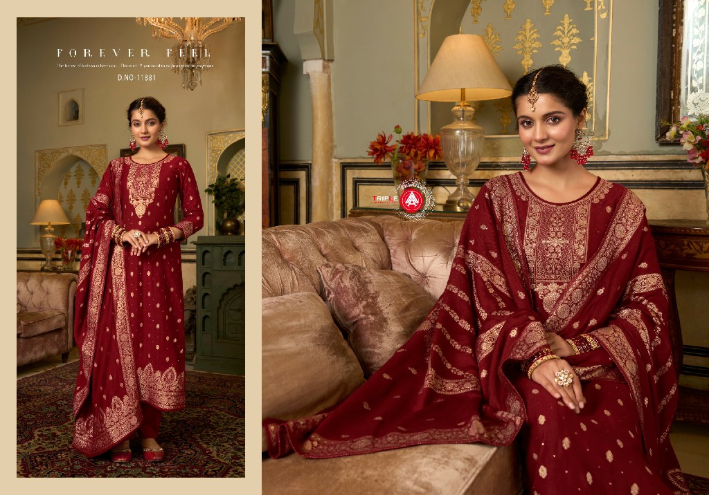 Triple AAA Venus Wholesale Viscose Pashmina Winter Salwar Suits