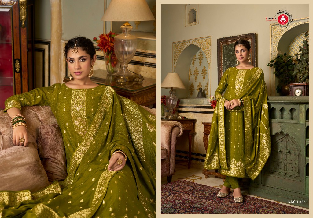 Triple AAA Venus Wholesale Viscose Pashmina Winter Salwar Suits