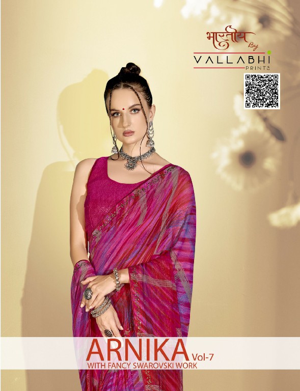 Vallabhi Arnika Vol-7 Wholesale Georgette Indian Sarees