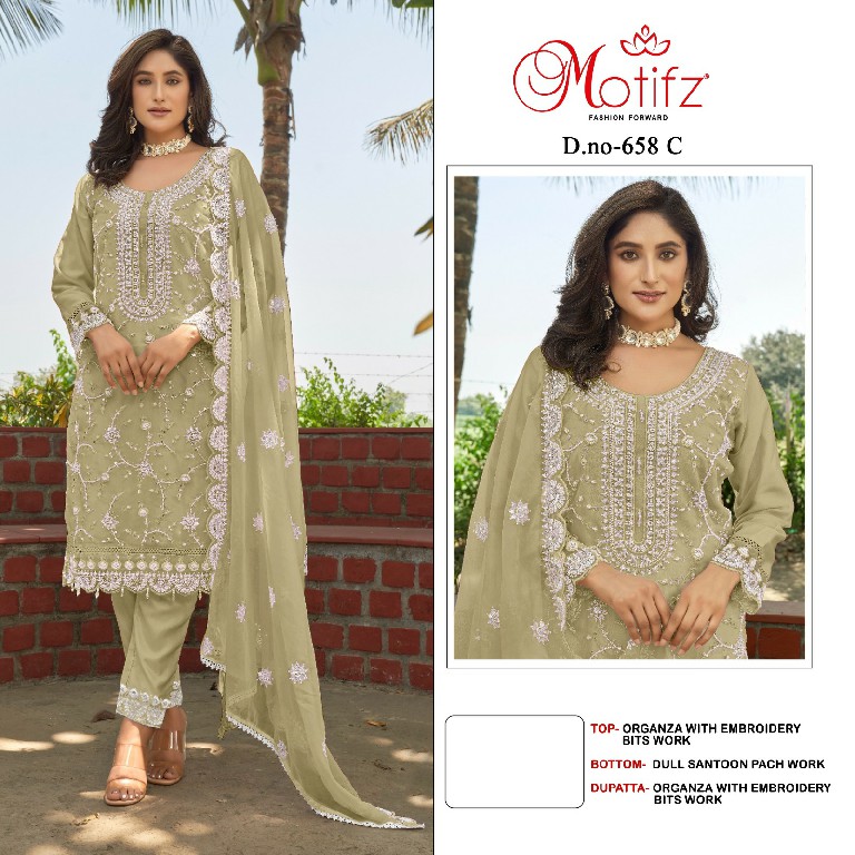 Motifz D.no 658 Wholesale Indian Pakistani Salwar Suits