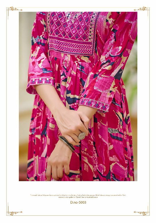 Mystic 9 Shanaya Vol-5 Wholesale Umbrella Cut Kurtis With Pant And Dupatta