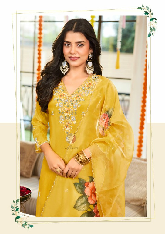 Anju Saheli Wholesale Pure Tissue Shimmer Kurtis With Pant And Dupatta