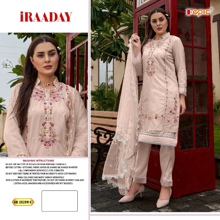 Fepic Iraaday IR-21219 Wholesale Indian Pakistani Style Salwar Suits