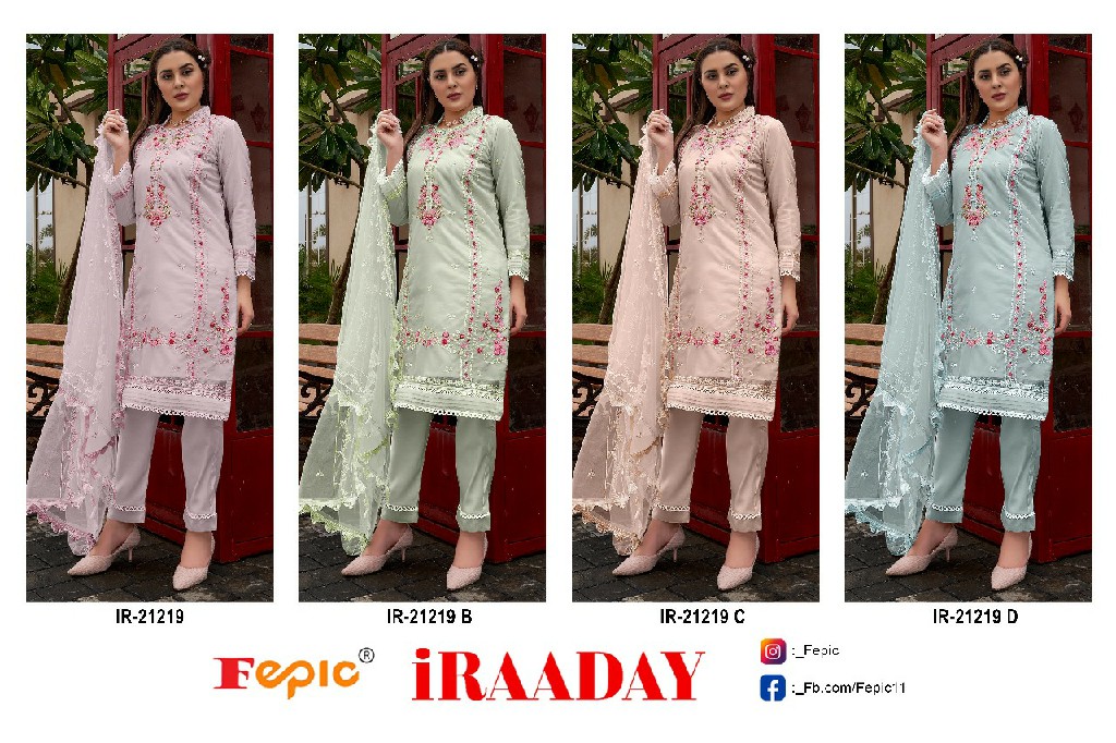 Fepic Iraaday IR-21219 Wholesale Indian Pakistani Style Salwar Suits