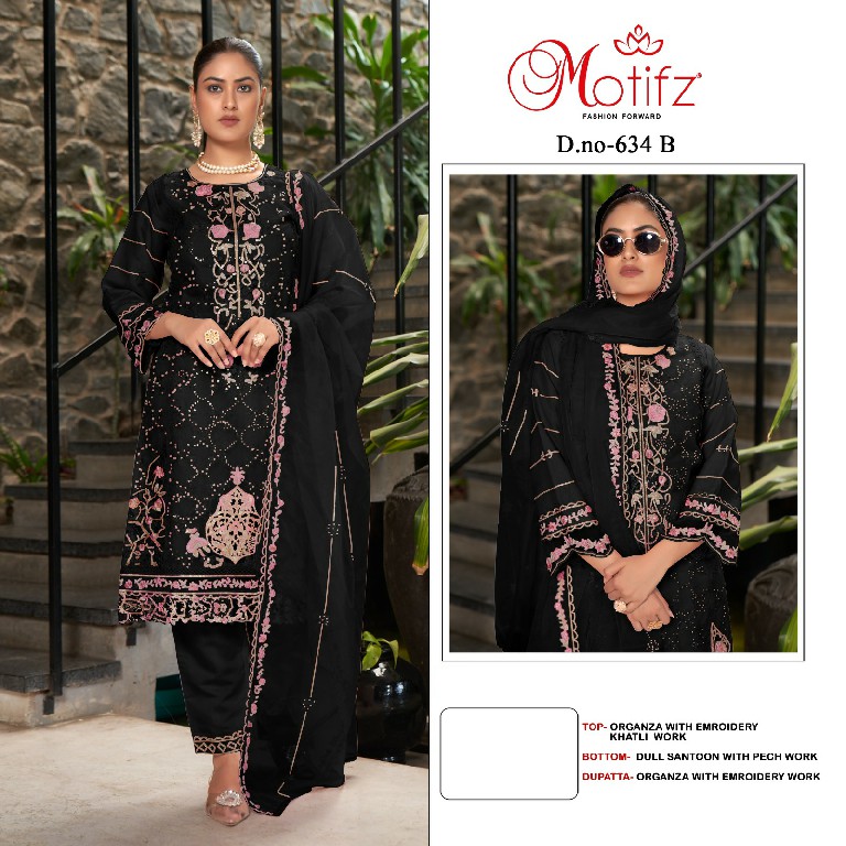 Motifz D.no 634 Wholesale Indian Pakistani Salwar Suits