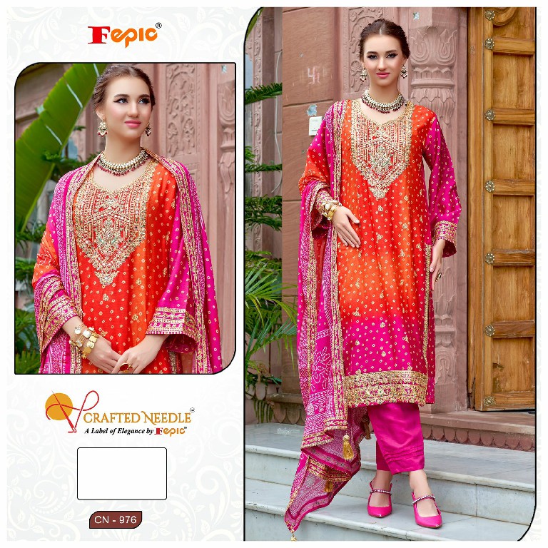 Fepic Crafted Needle CN-976 Wholesale Readymade Indian Pakistani Suits