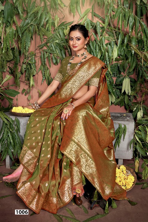 Saroj Magical Saroski Silk Vol-4 Wholesale Dual Two Tone With Heavy Work Sarees