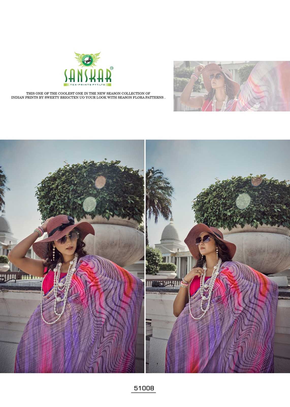 sanskar tex prints suhanepal vol 30 georgette classic saree online