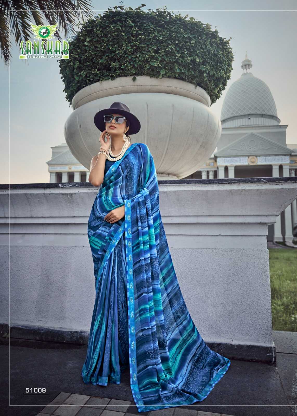 sanskar tex prints suhanepal vol 30 georgette classic saree online