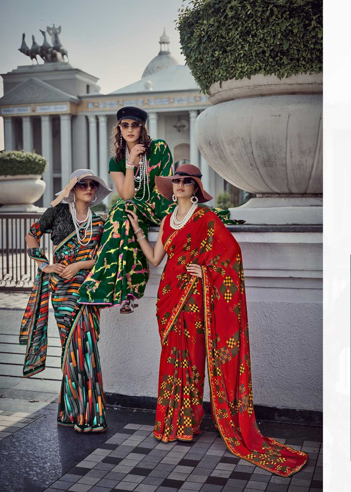 sanskar tex prints suhanepal vol 30 georgette classic saree online