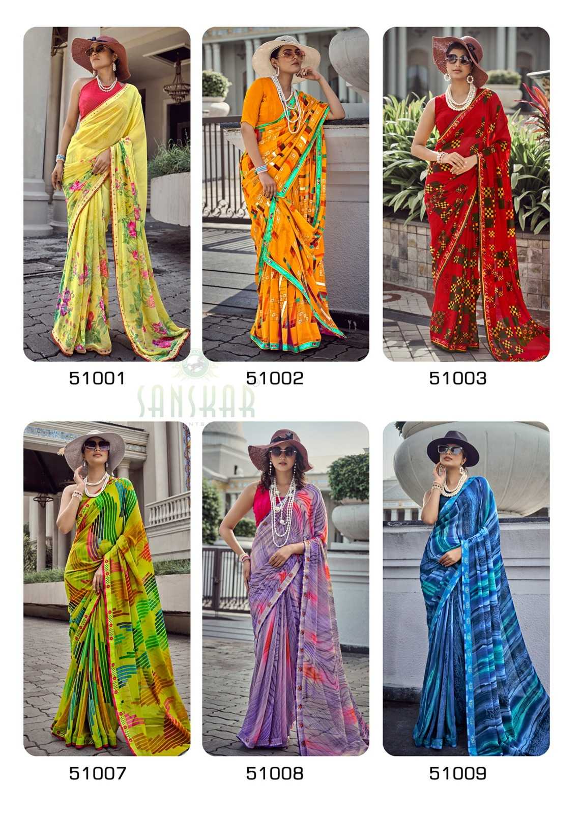 sanskar tex prints suhanepal vol 30 georgette classic saree online