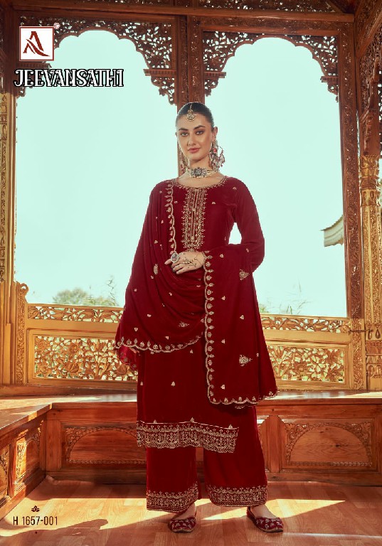 jeevansathi by alok suits premium velvel winter collection suits