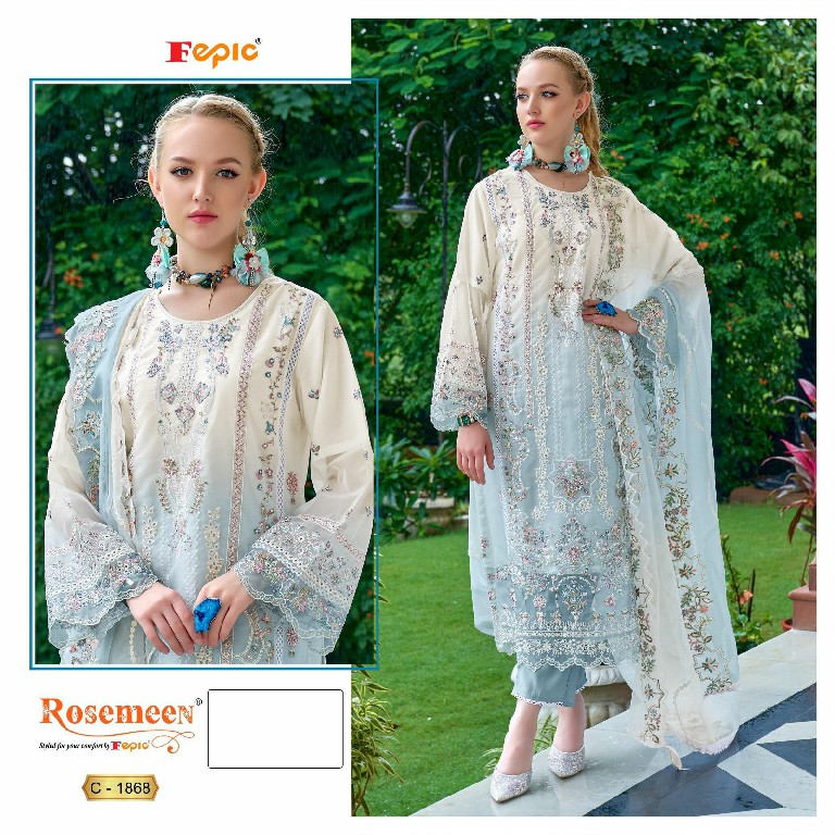 Fepic Rosemeen C-1868 Wholesale Indian Pakistani Salwar Suits