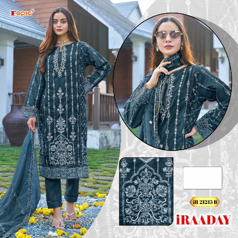 Fepic Iraaday IR-21215 Wholesale Indian Pakistani Style Salwar Suits