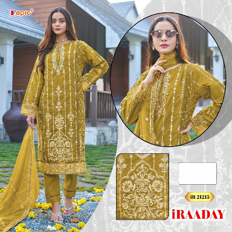 Fepic Iraaday IR-21215 Wholesale Indian Pakistani Style Salwar Suits