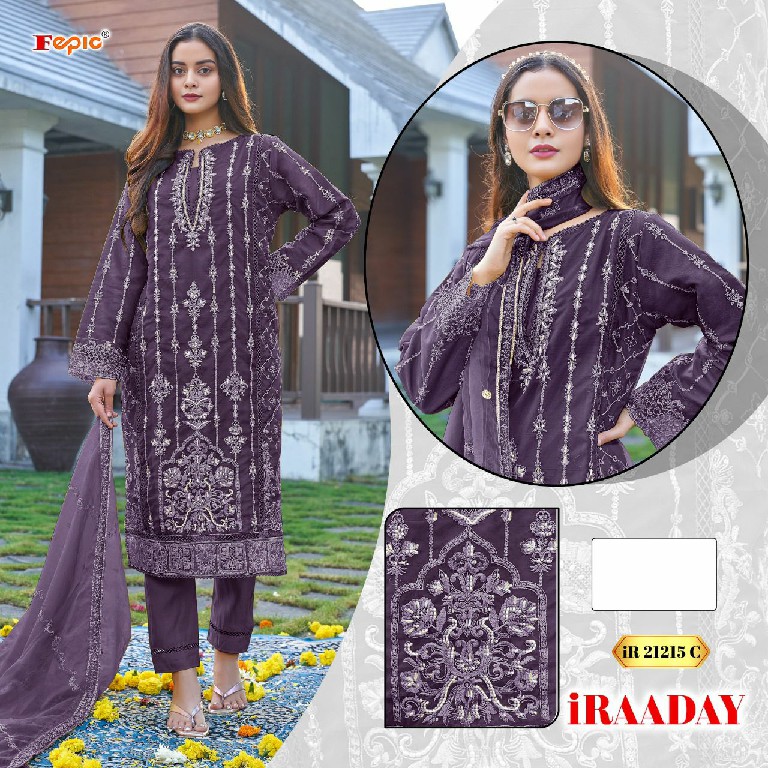 Fepic Iraaday IR-21215 Wholesale Indian Pakistani Style Salwar Suits