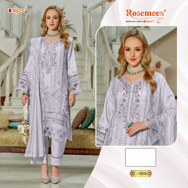 Fepic Rosemeen C-1859 Wholesale Indian Pakistani Salwar Suits