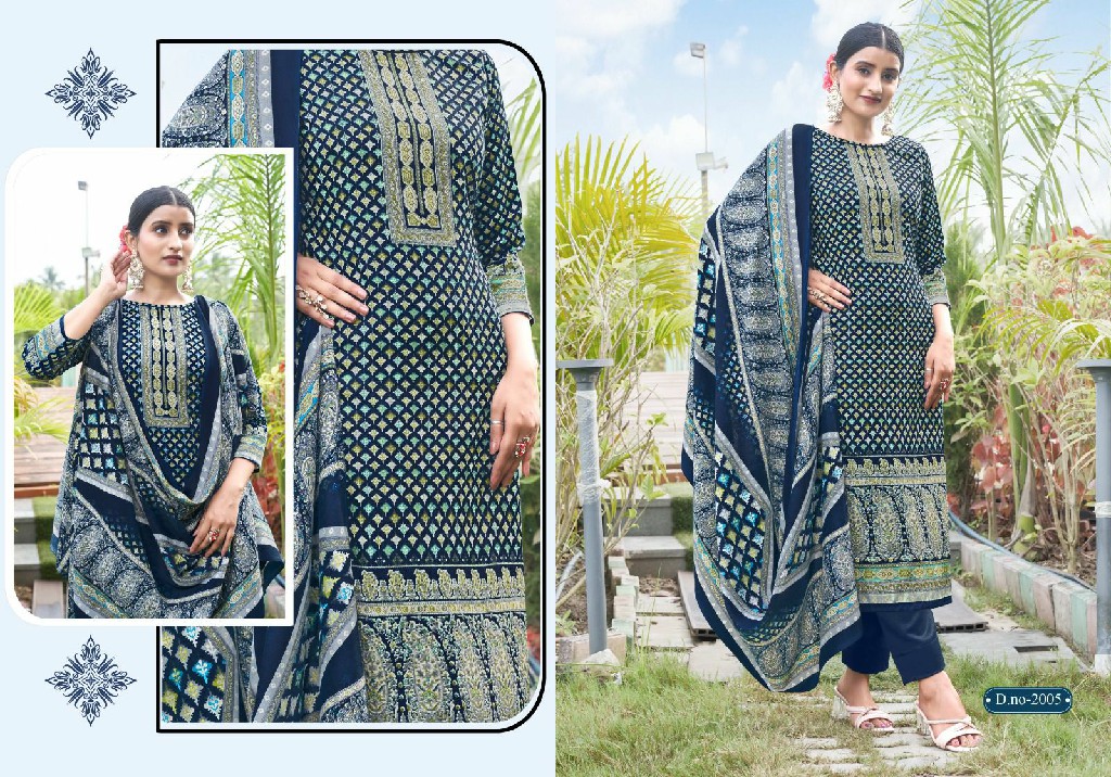 Chaan Taari Saira Wholesale Pure Pashmina Digital Print Winter Salwar Suits