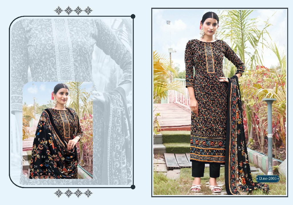 Chaan Taari Saira Wholesale Pure Pashmina Digital Print Winter Salwar Suits