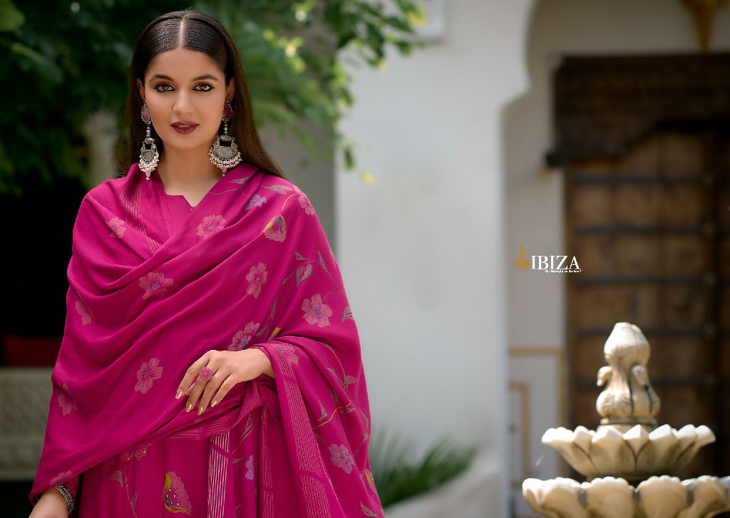 Ibiza Clara Wholesale Pure Viscose Pashmina With Handwork Winter Suits