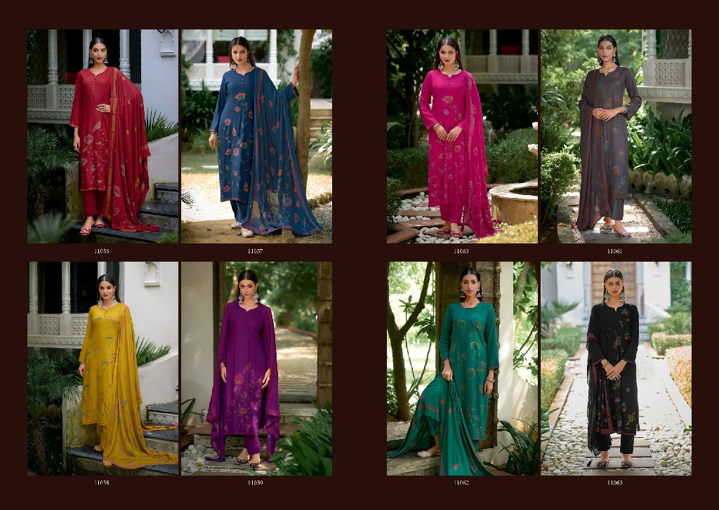 Ibiza Clara Wholesale Pure Viscose Pashmina With Handwork Winter Suits