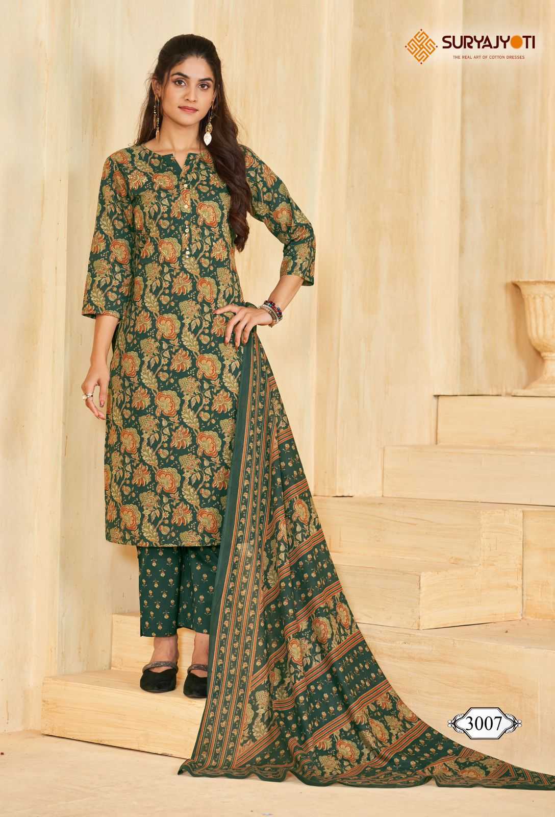 natasha vol 3 by suryajyoti lawn cotton readymade suits