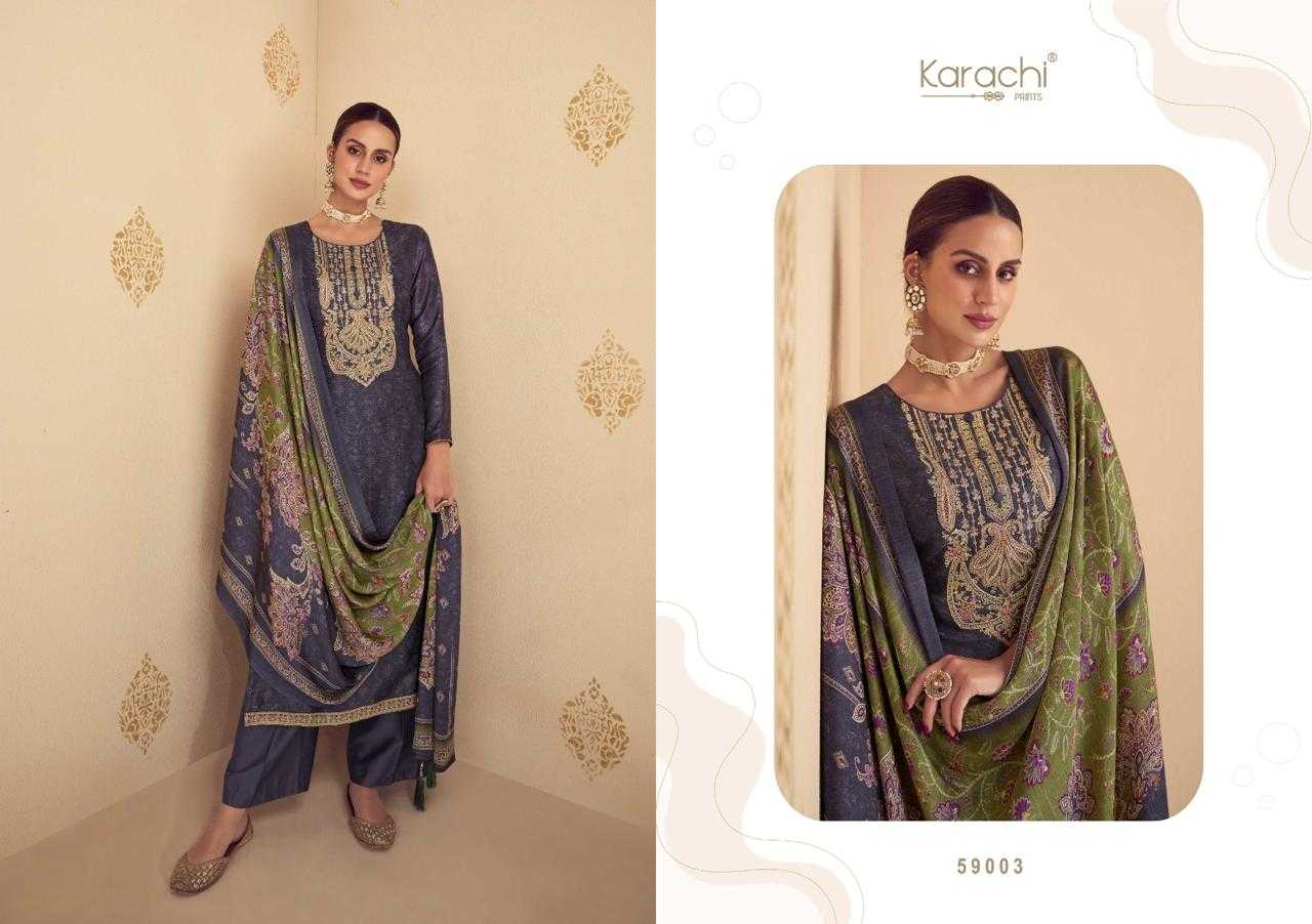 shehnaaz by kesar karachi Print russian silk print ladies suits