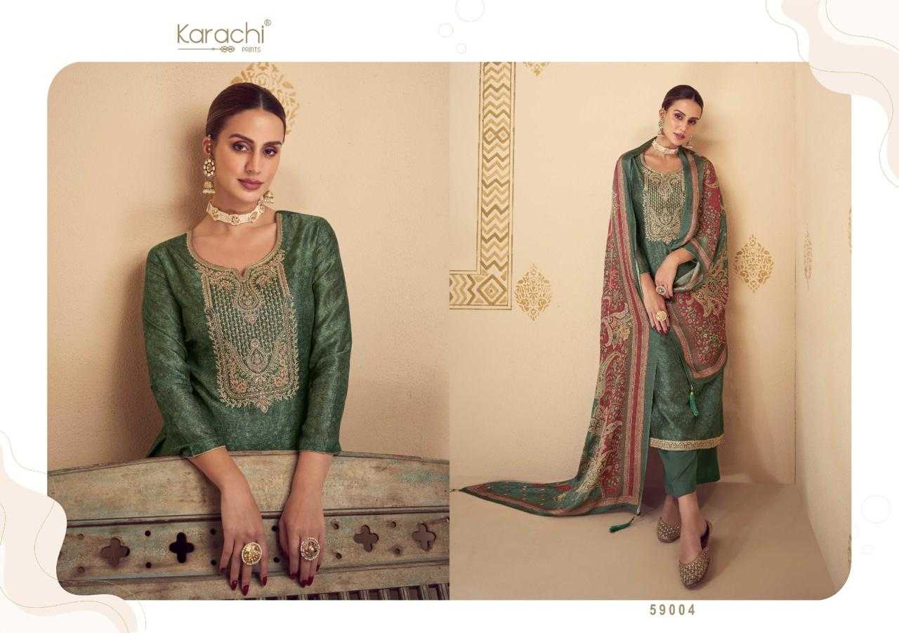 shehnaaz by kesar karachi Print russian silk print ladies suits