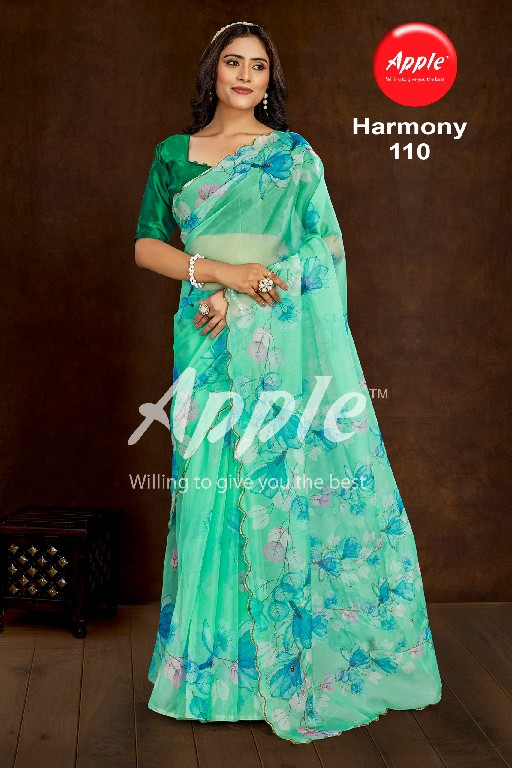 harmony vol 1 by apple saree amazing look organza saree