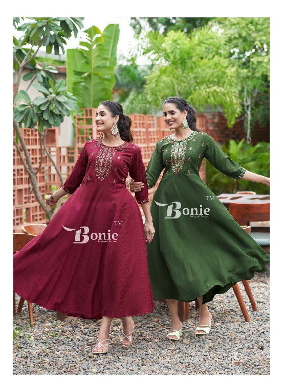 Bonie Honey Wholesale Fancy Ghera Kurtis Catalog