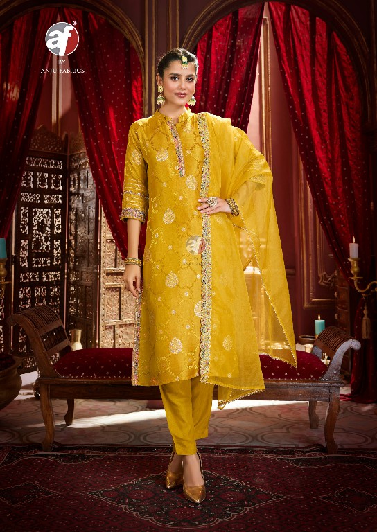 Anju Bandhan Vol-4 Wholesale Dola Silk With Jacquard Kurtis With Pant And Dupatta