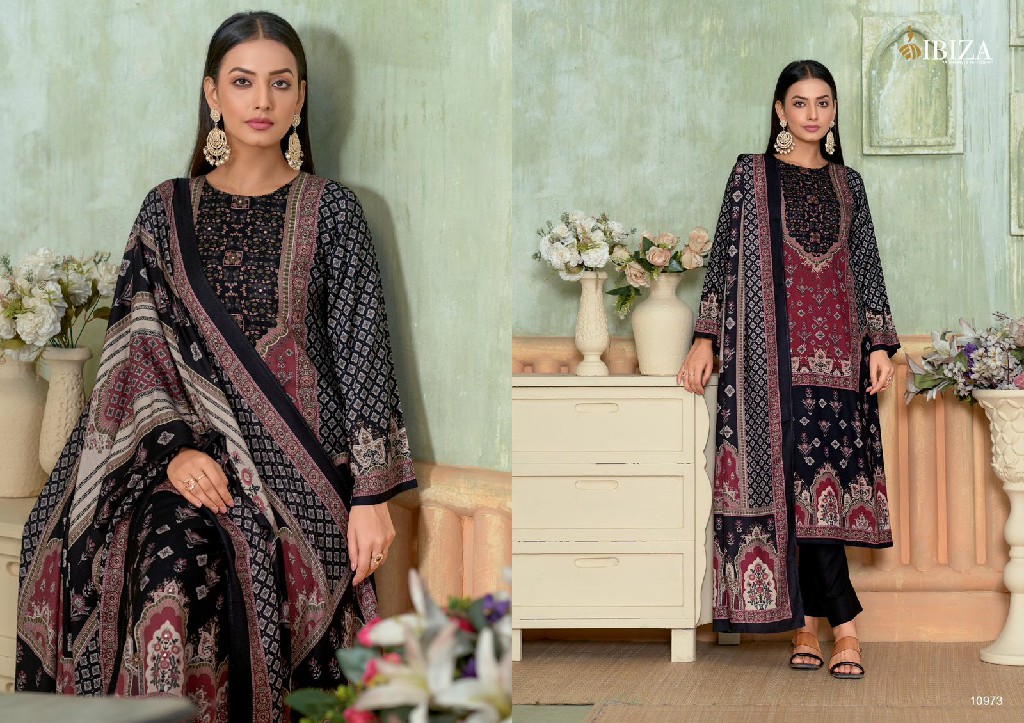 Ibiza Mariyam Wholesale Pure Viscose Pashmina Winter Salwar Suits