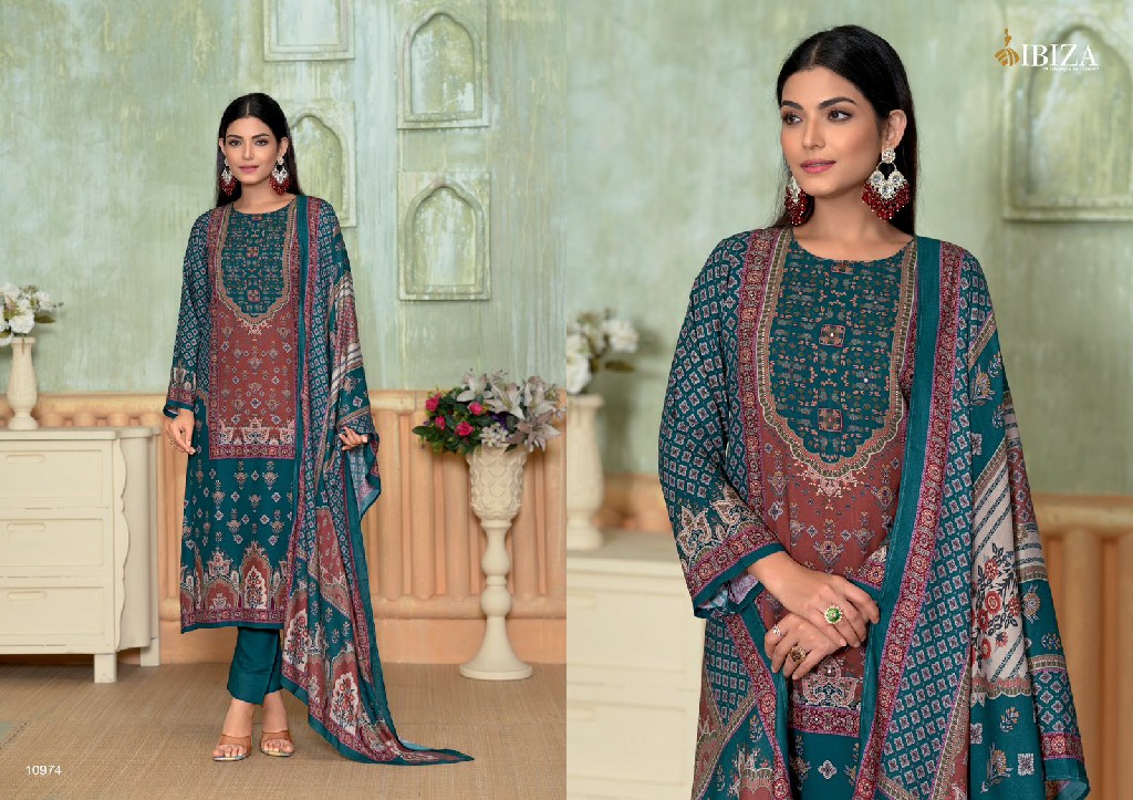 Ibiza Mariyam Wholesale Pure Viscose Pashmina Winter Salwar Suits