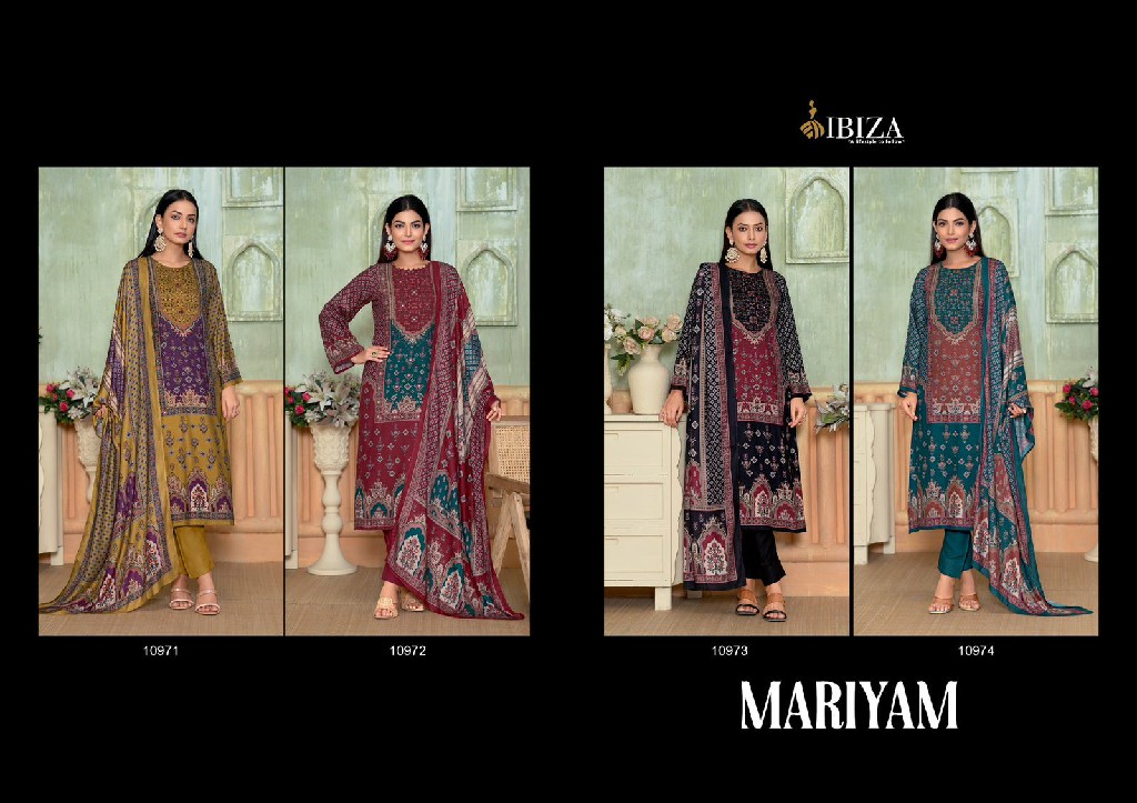 Ibiza Mariyam Wholesale Pure Viscose Pashmina Winter Salwar Suits