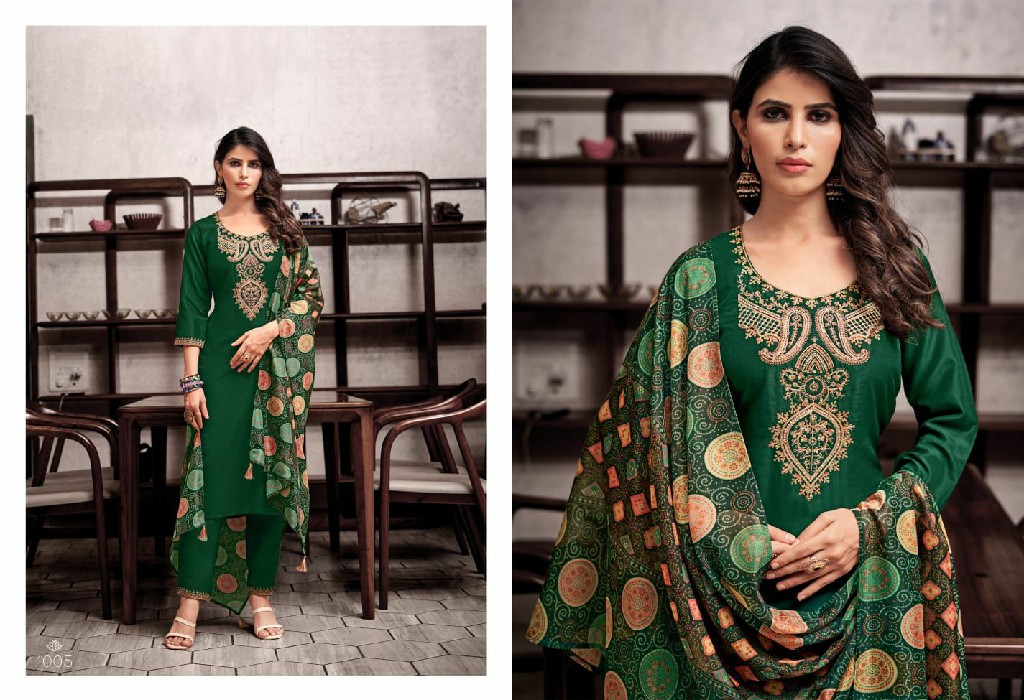 Sweety Polo Wholesale Silk Base Kurti With Bottom And Dupatta