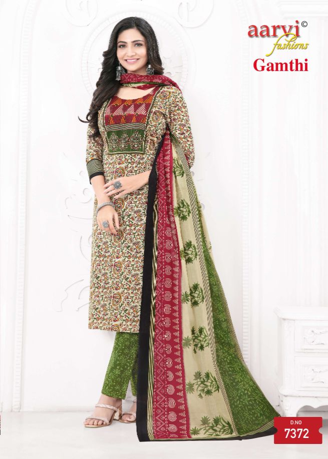 Aarvi Gamthi Vol-6 Wholesale Ready Made Tops With Pant And Dupatta