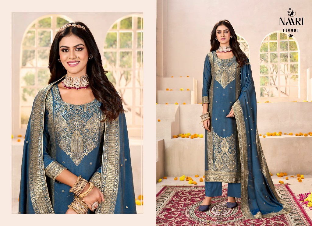 gul raas by naari viscose pashmina jacquard winter collection suits