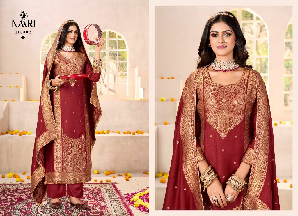 gul raas by naari viscose pashmina jacquard winter collection suits