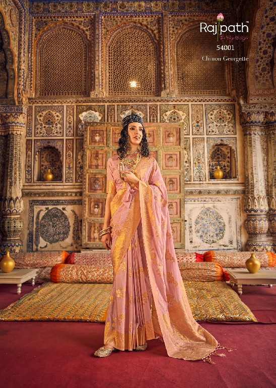 Rajpath Annie Silk Wholesale Georgette Silk Party Wear Sarees