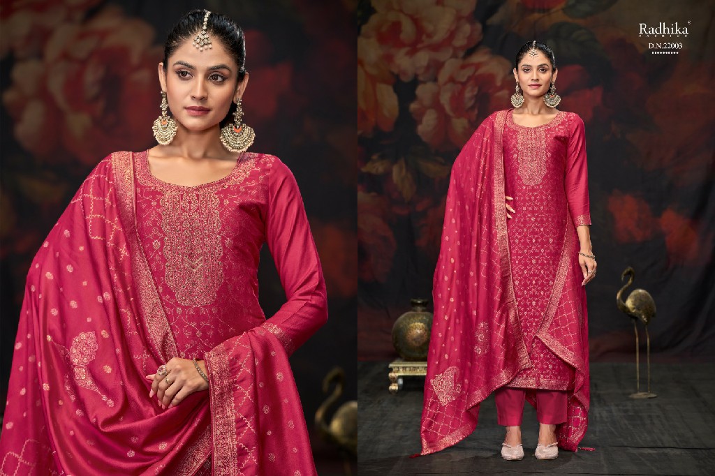 Radhika Sumyra Muskan Wholesale Pure Viscose Pashmina With Swaroski Work Winter Dress Material