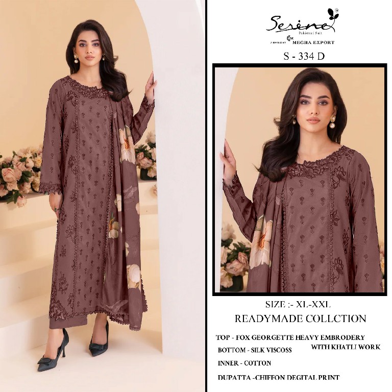 Serine S-334 Wholesale Readymade Indian Pakistani Salwar Suits