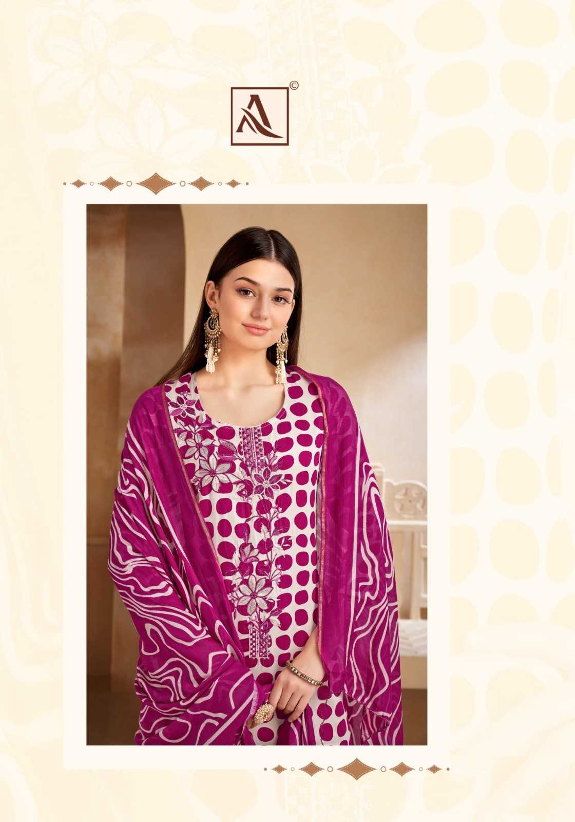 alok suits neel kamal zam print designer embroidery 3pcs suits