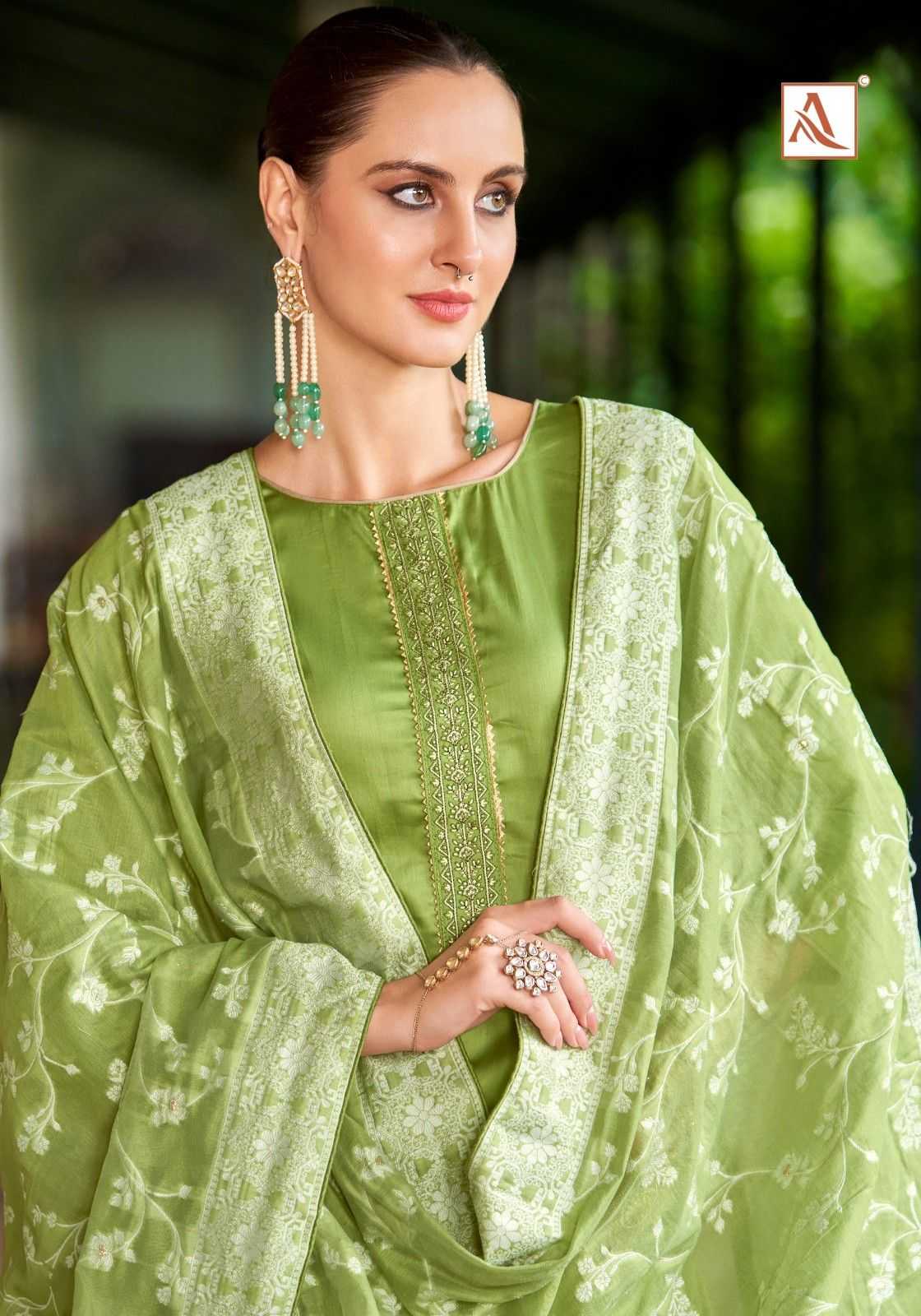 alok suits ossom touch zam cotton stylish suits collection