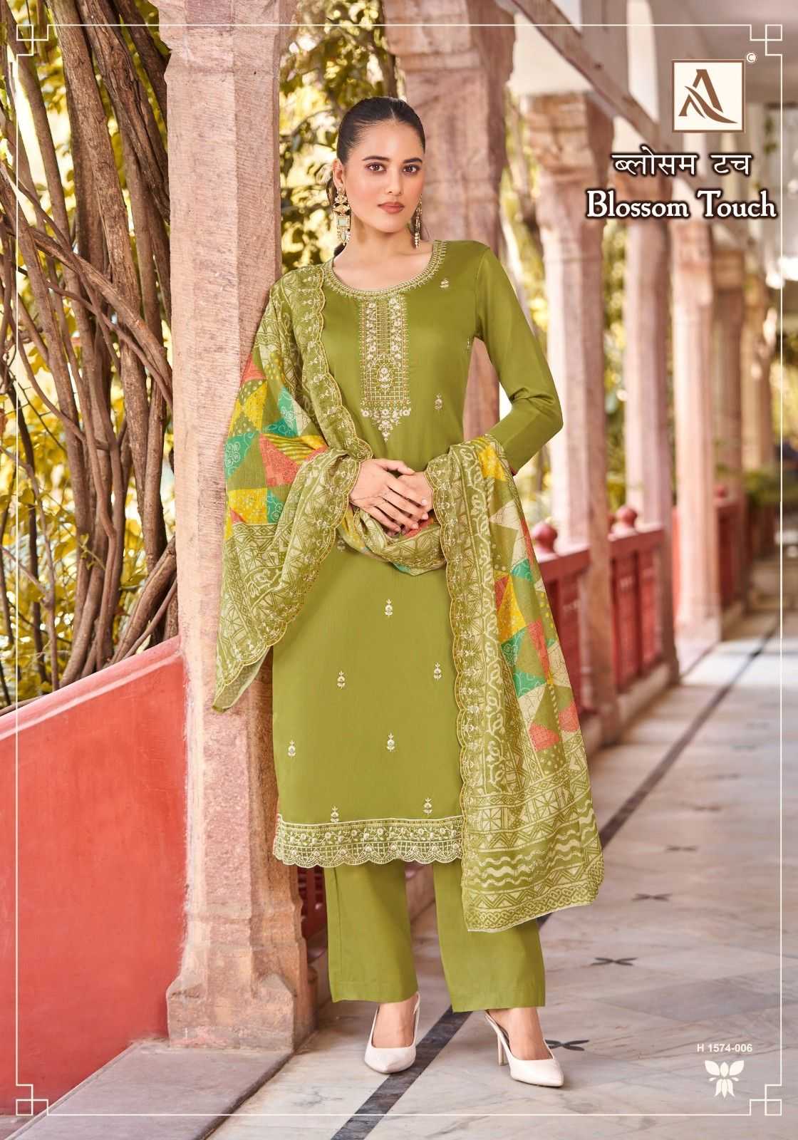 blossom touch by alok suits unique style zam cotton ladies suits